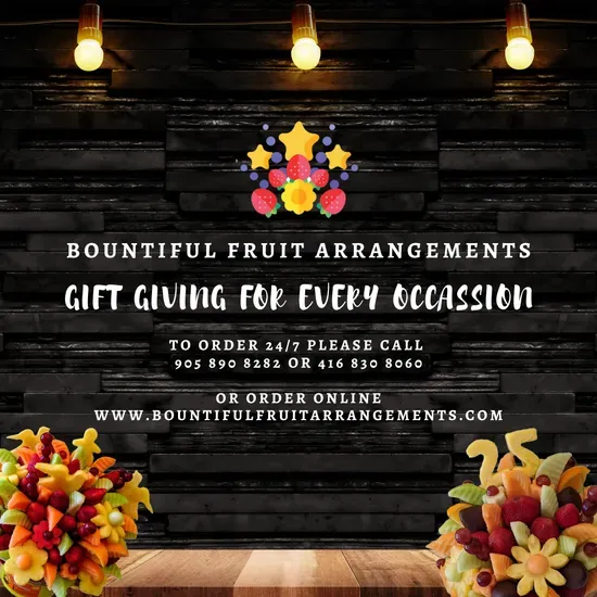 Bountiful Fruit Arrangements