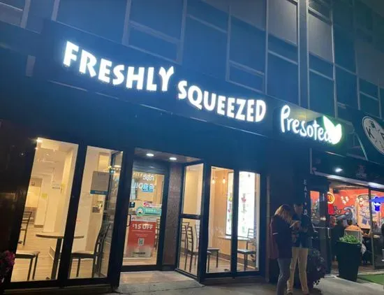 Freshly Squeezed & Presotea Bubble Tea