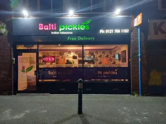 Balti Pickles Indian Takeaway