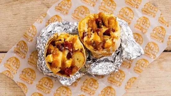 Toastys breakfast burrito