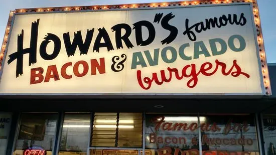 Howard's Famous Bacon and Avocado Burgers