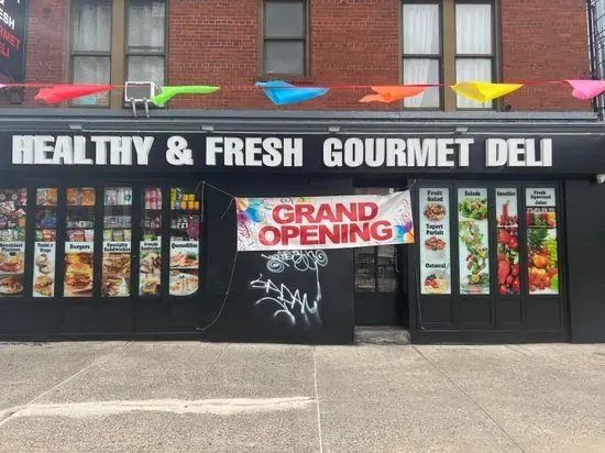 Healthy and fresh gourmet deli