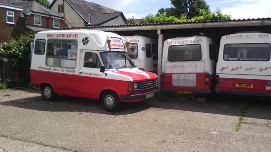 Lucky Clover Leaf ice cream and catering