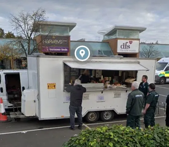 Fish and chips stand