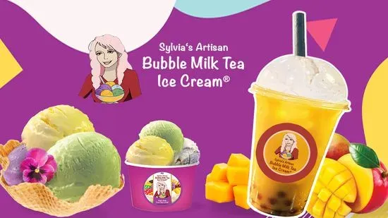 Sylvia's Artisan Bubble Milk Tea Ice Cream