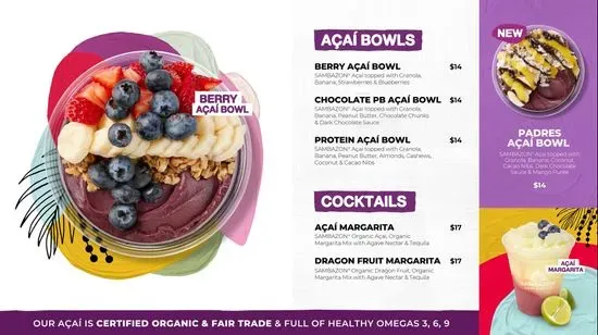 SAMBAZON Açaí Bowls San Diego Padres