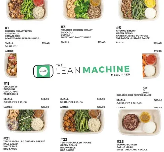 The Lean Machine Meal Prep