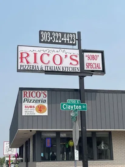 Rico's - “COLFAX” - Pizzeria & Italian Kitchen