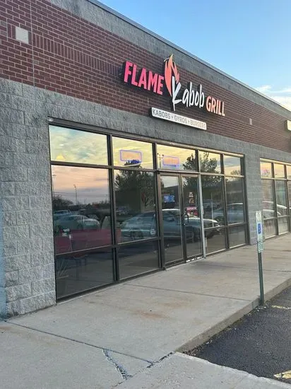 Flame kabob grill