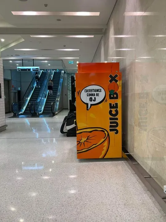 The Juice Box Vending Machine | Brisbane City, Queensland | Checkle