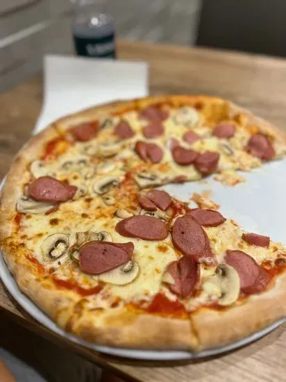 Punto kebap pizza hamburger