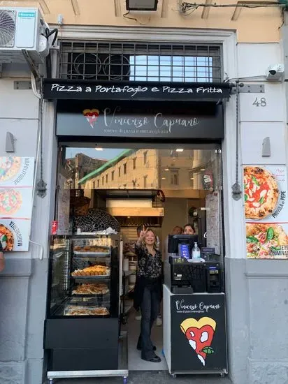 Pizzeria Vincenzo Capuano pizza a portafoglio e pizza fritta