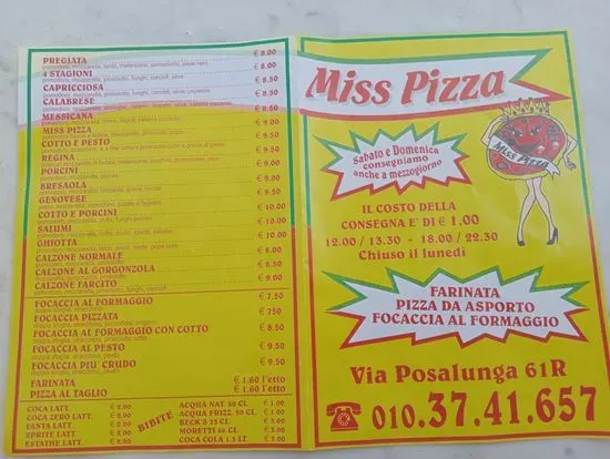 Miss Pizza Di Costigliolo Marco