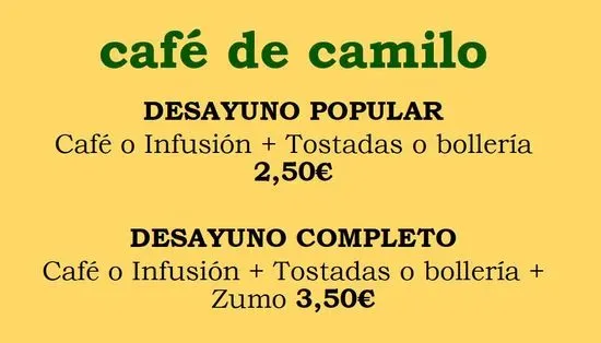 Café de Camilo - Pío XI