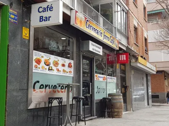 Cervecería jarro café