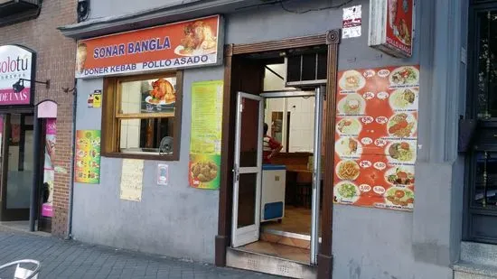 Sonar Bangla Doner Kebab y Pollo Asado