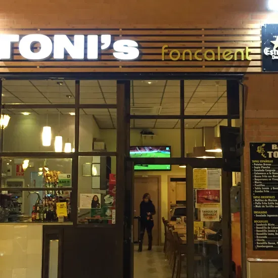 BAR TONI’s foncalent.