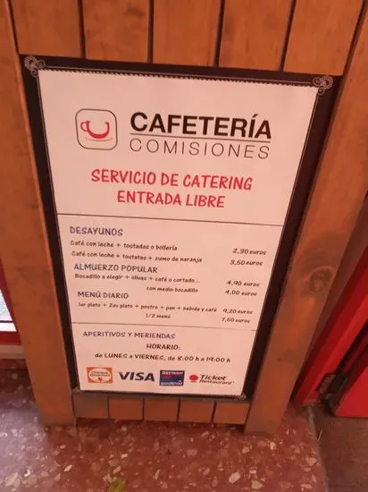 Cafetería Comisiones