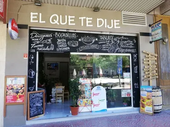 El Que Te Dije