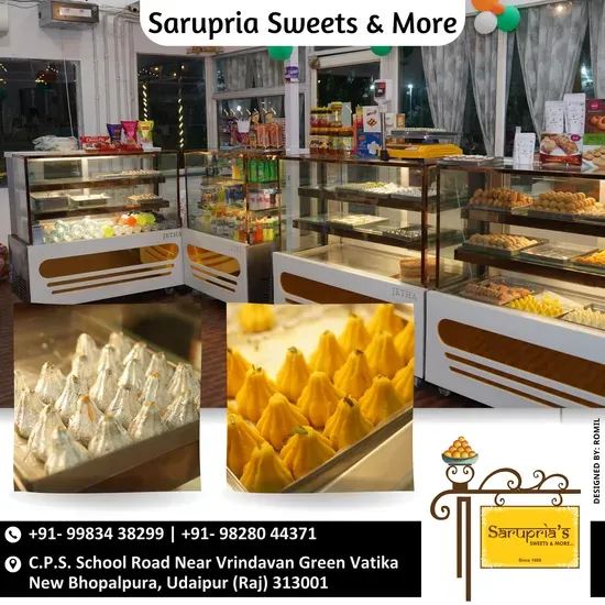 Sarupria's sweets and more