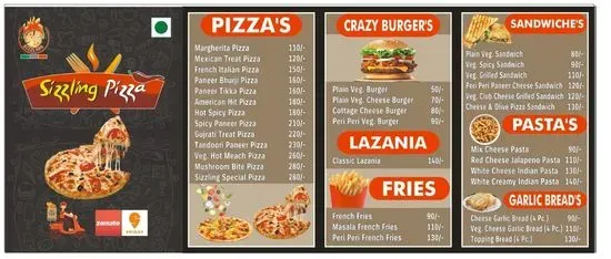 Sizzling pizza