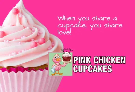 Pink Chicken Cupcakes