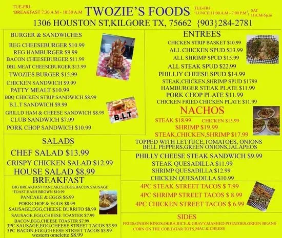 Twozie's Foods