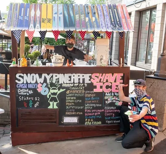 Snowy Pineapple Shave Ice