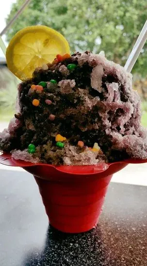 Tropical Palms Shave Ice