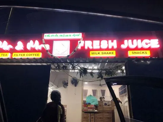 Mr and Mrs Fresh Juice