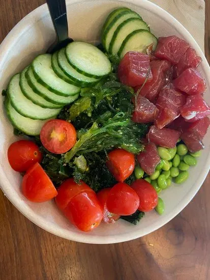 Fresh bowl poke bowl