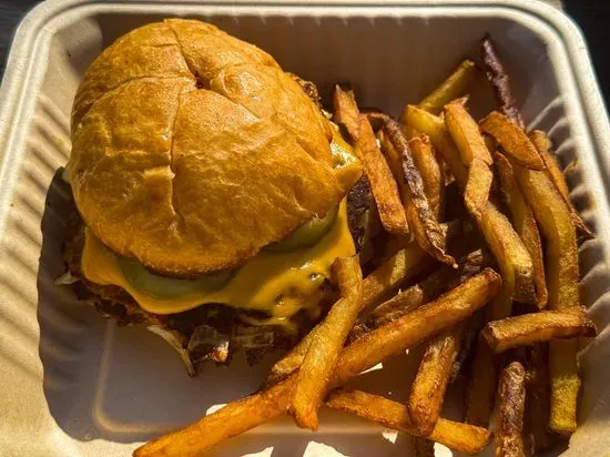 Golden Plant Vegan Burgers Food Truck